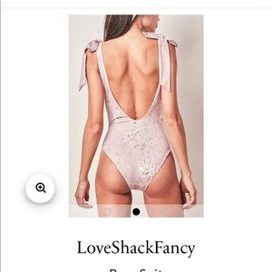 LoveShackFancy pansy one piece